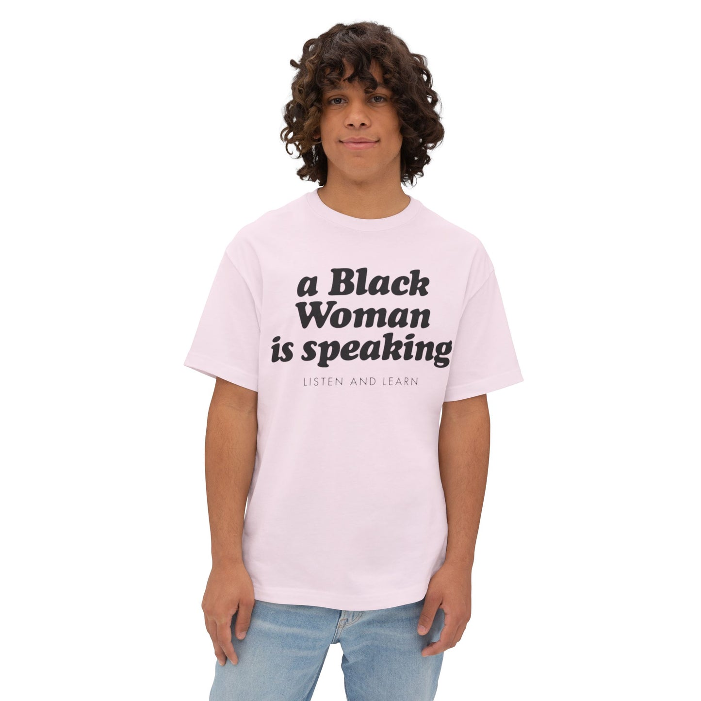 A Black Woman Is Speaking Listen And Learn